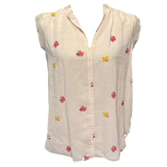 LOFT Tops - Loft Floral Sleeveless Blouse
